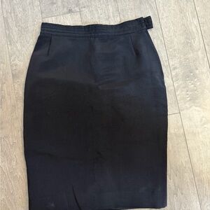 Neiman Marcus Classic Black Pencil Skirt